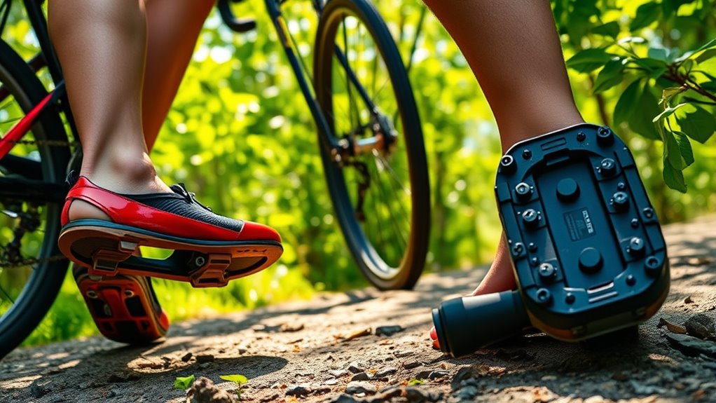 bike pedal types comparison