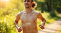 breathe deeply during running