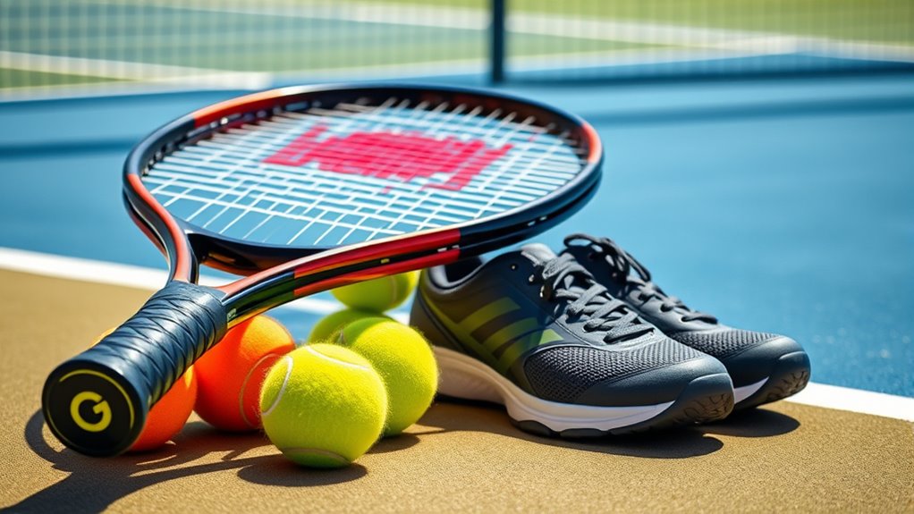 choose beginner friendly tennis gear