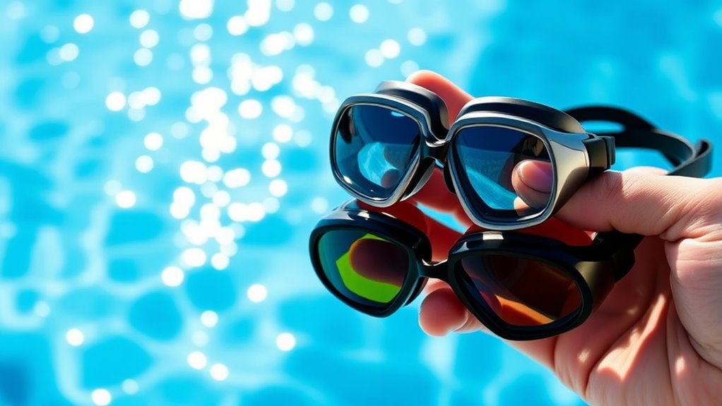 choosing suitable swimming goggles