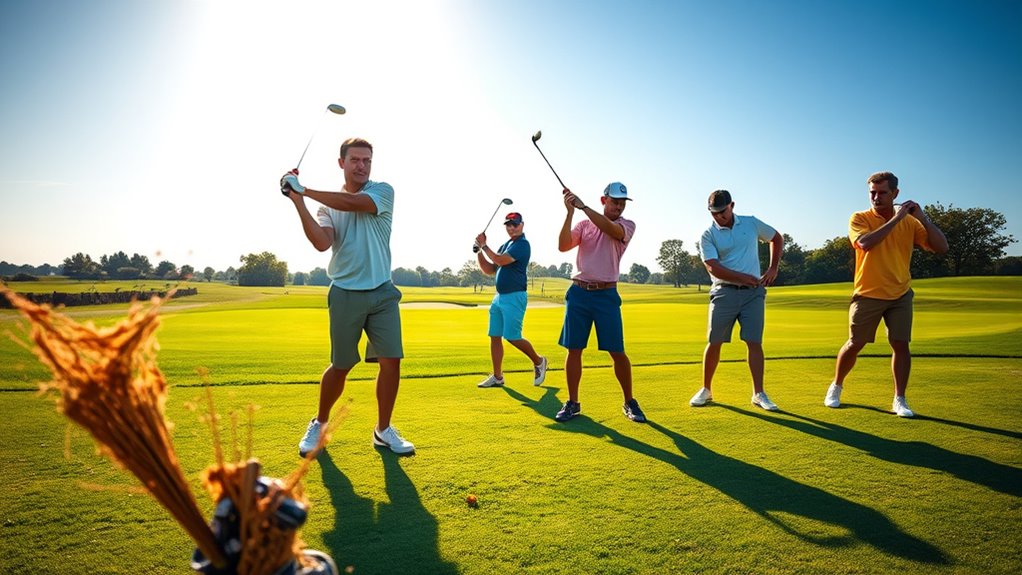 common beginner golf errors