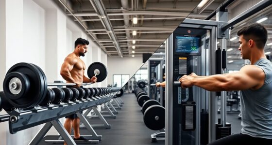 comparing free weights machines