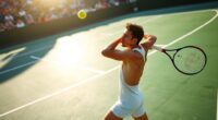 enhance tennis serve strength