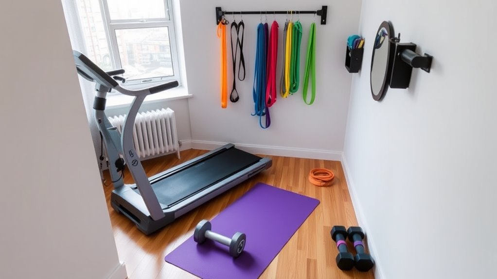 flexible adaptable workout space