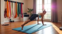 home space saving workout ideas