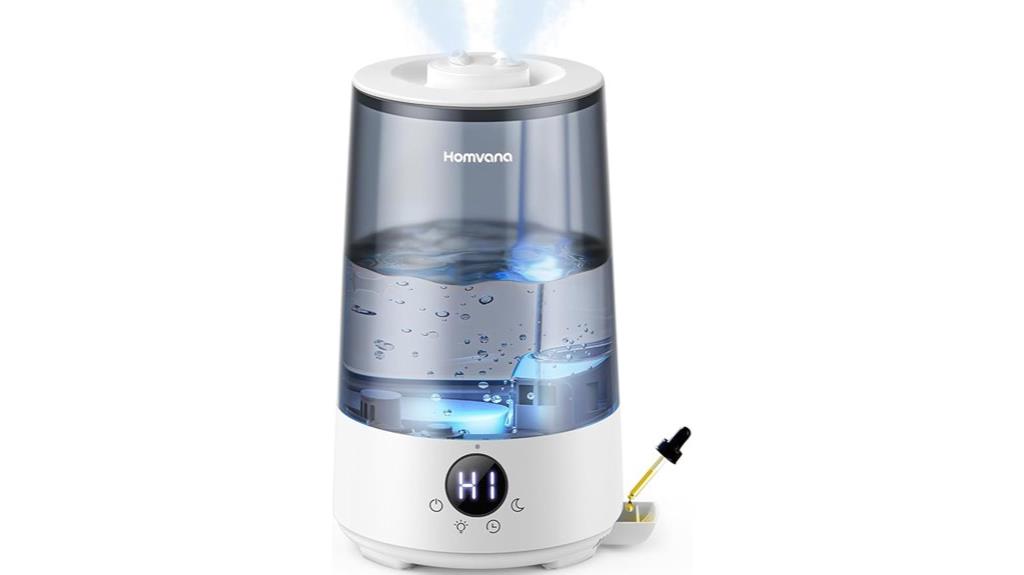 humvana ultrasonic color humidifier