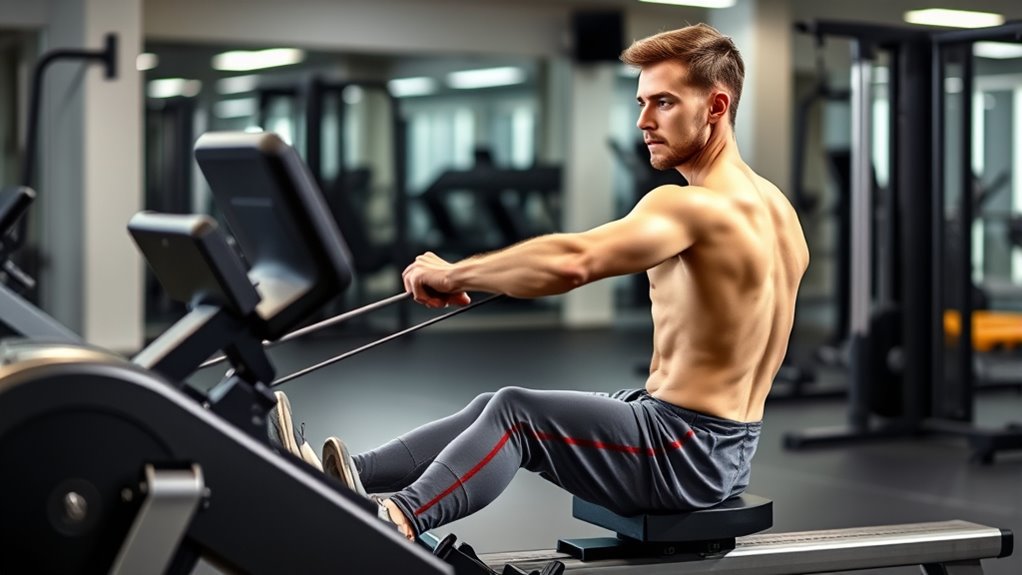 maintain proper rowing form