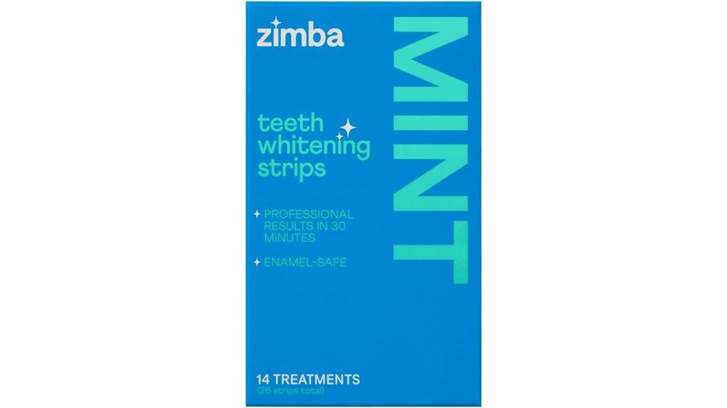 mint 14 day whitening strips