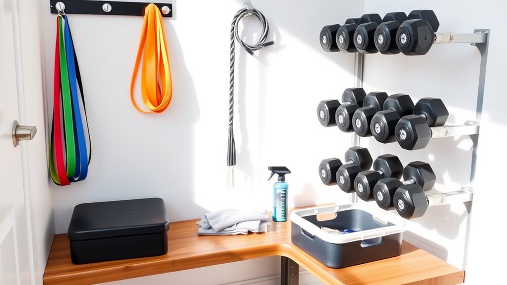 organize store maintain equipment