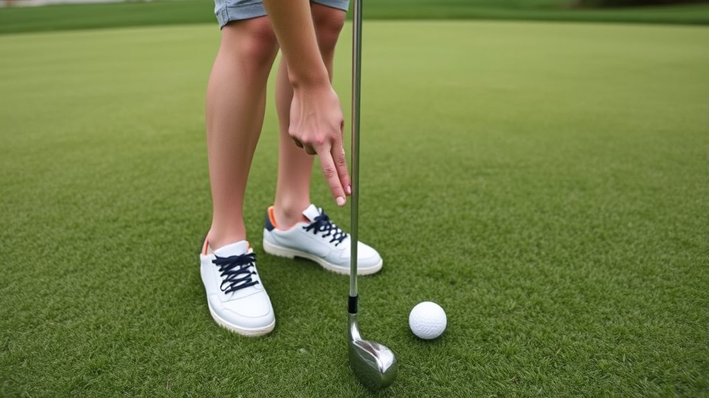 proper grip and stance