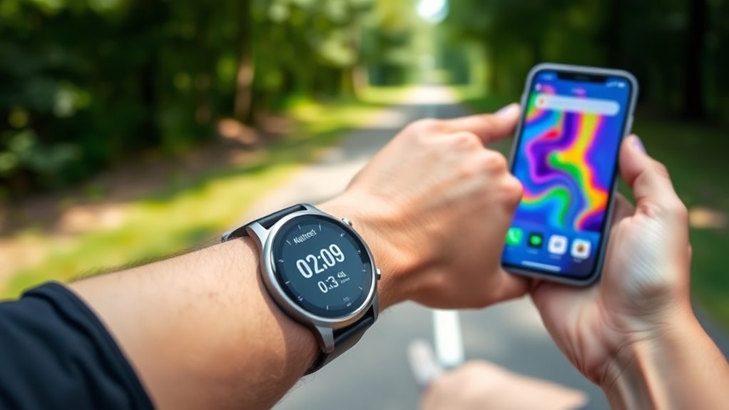 running gps watch or phone