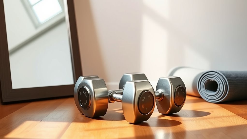 space saving adjustable weights