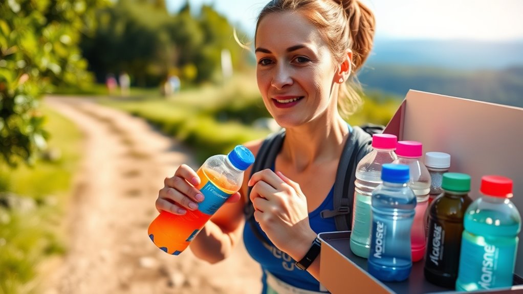 stay hydrated during runs