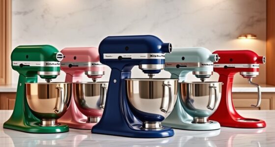 top kitchenaid mixer colors