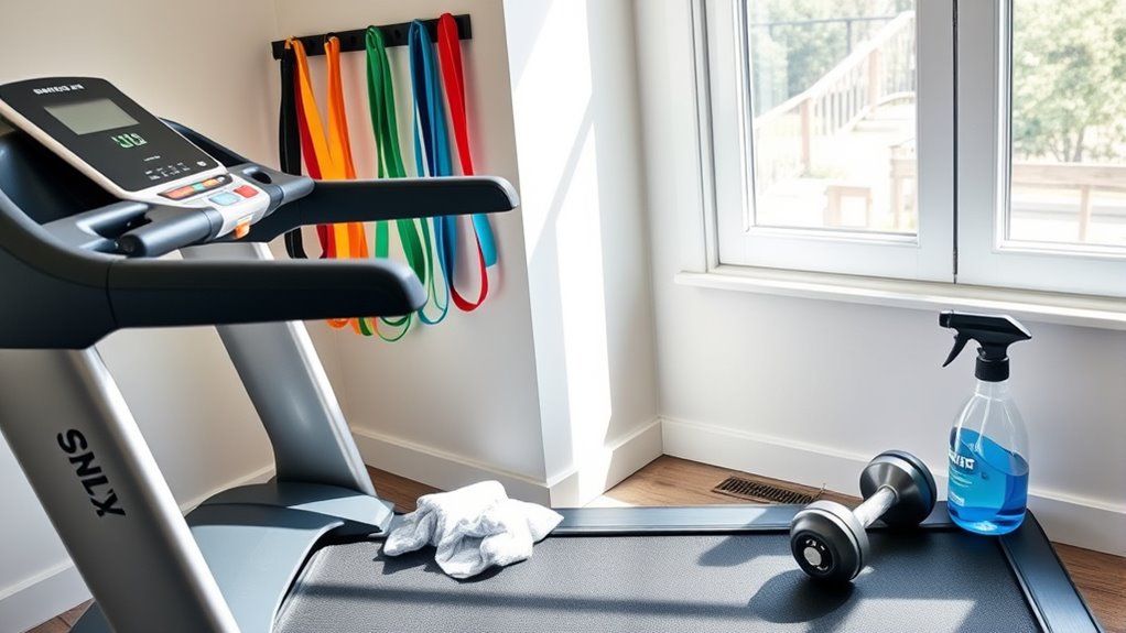 weekly equipment deep clean