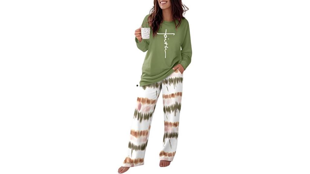 women s pajama set with pockets