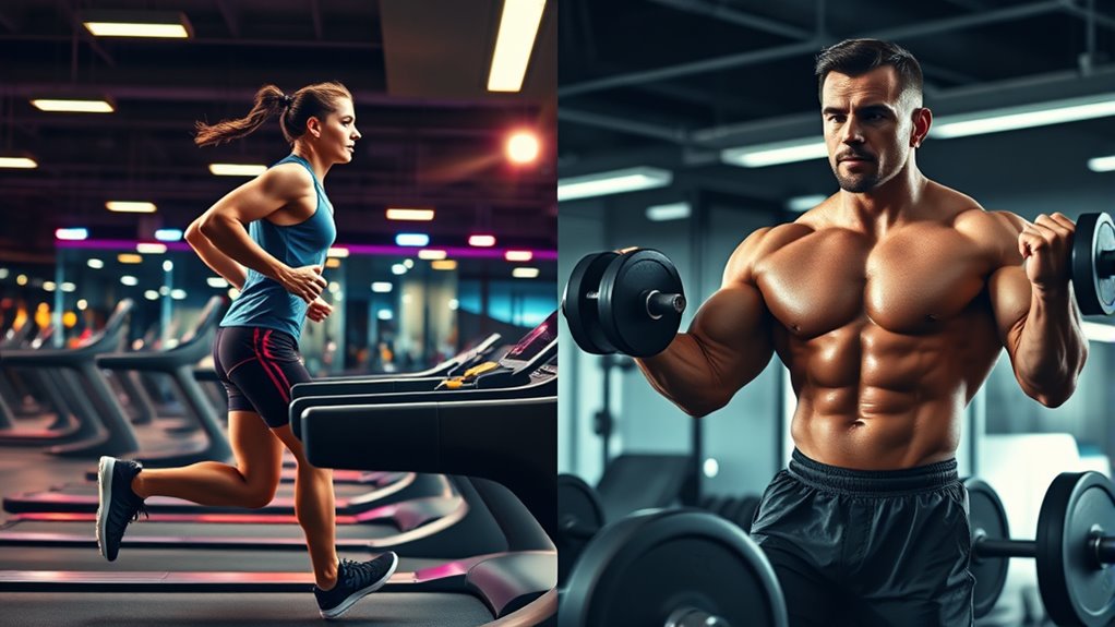 balanced cardio enhances muscle growth