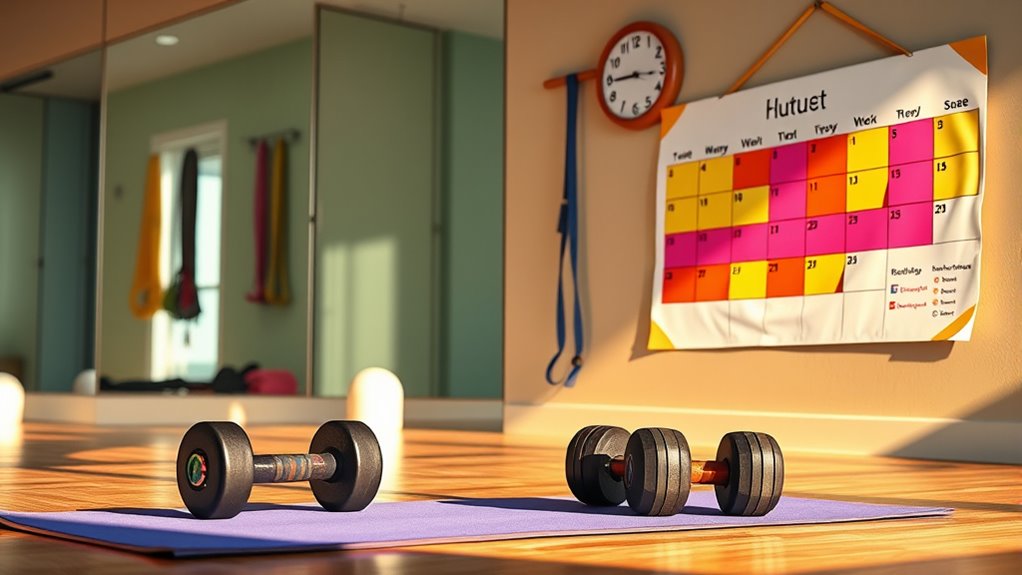 beginner workout split planning