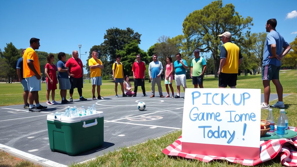 coordinate community sports event