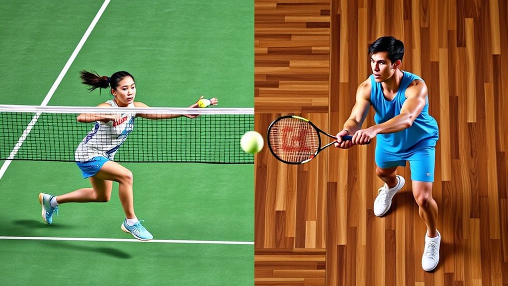 court surfaces equipment gameplay