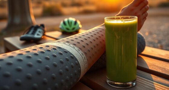 cycling muscle soreness recovery