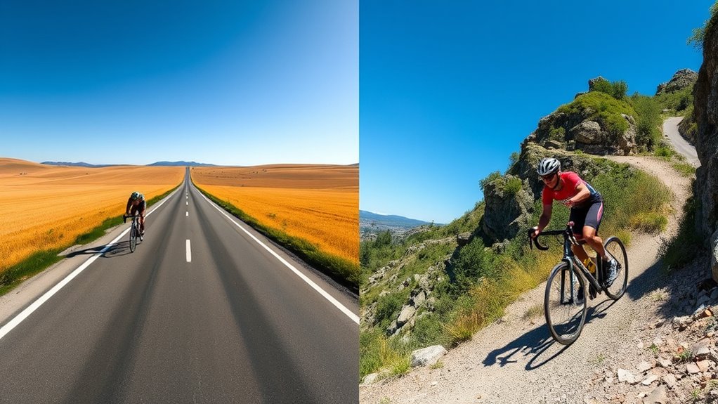 cycling strategies for terrains