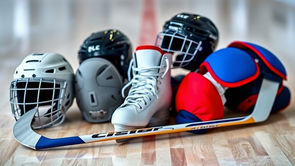 hockey beginner protective equipment