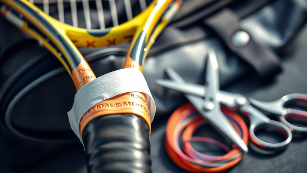 maintain racket and grip