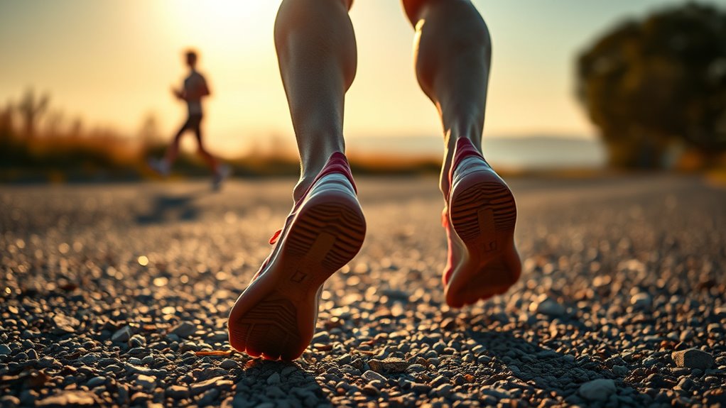 running gradually transforms physique