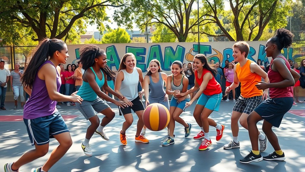 sports foster teenage teamwork skills