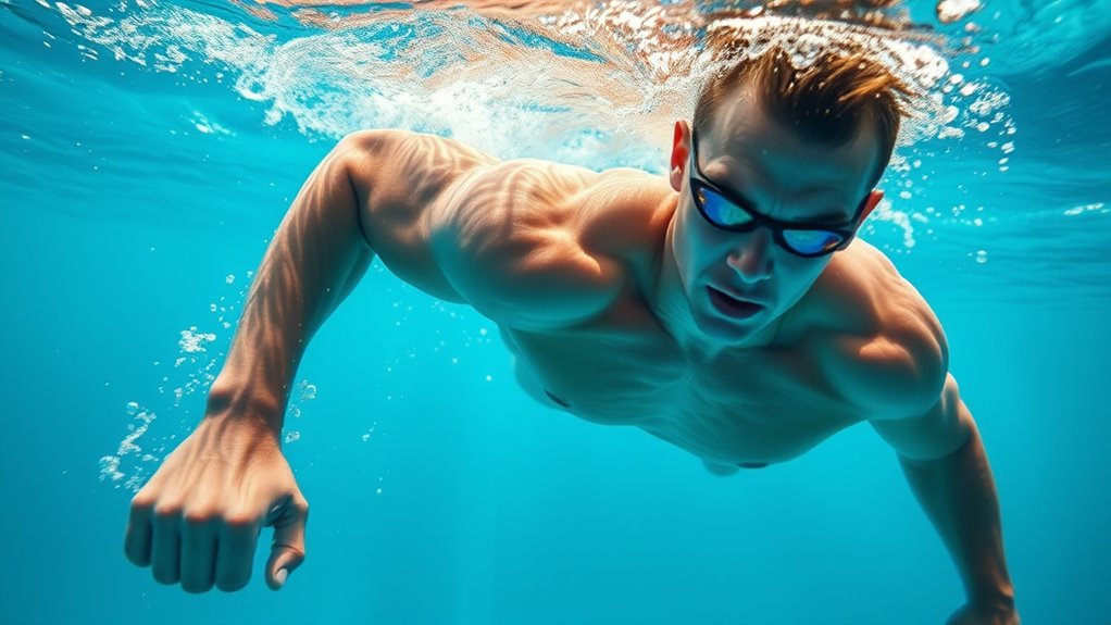 swimming enhances muscular development