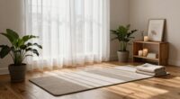 affordable home yoga setup