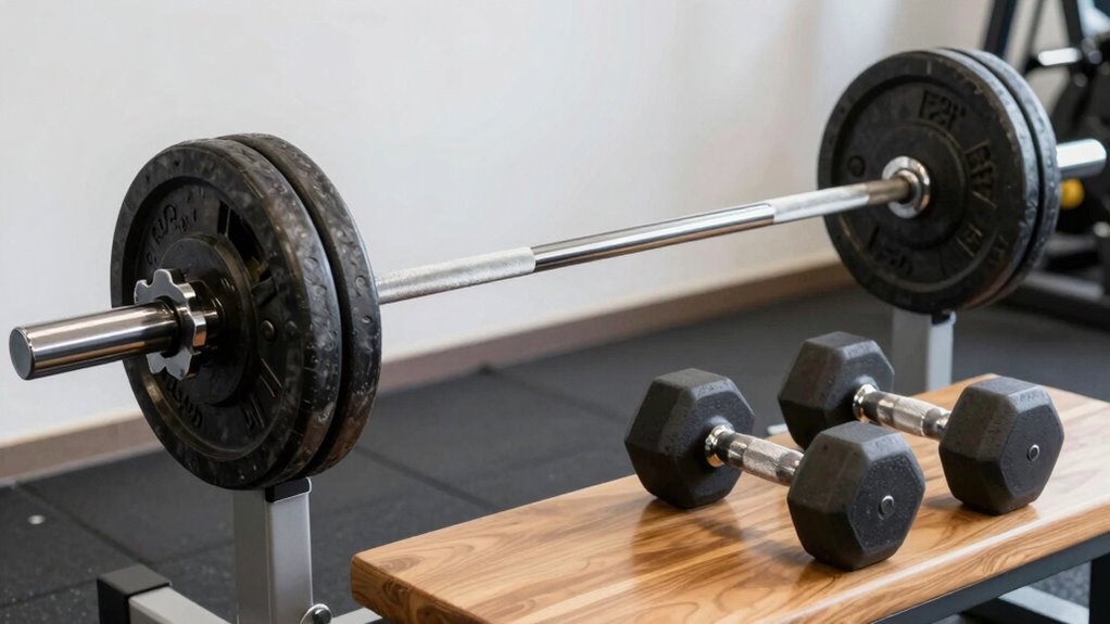 barbells build strength efficiently