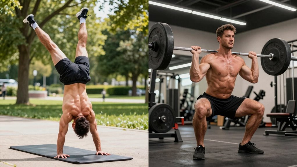 bodyweight vs external resistance