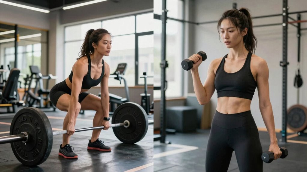 building muscle versus shaping