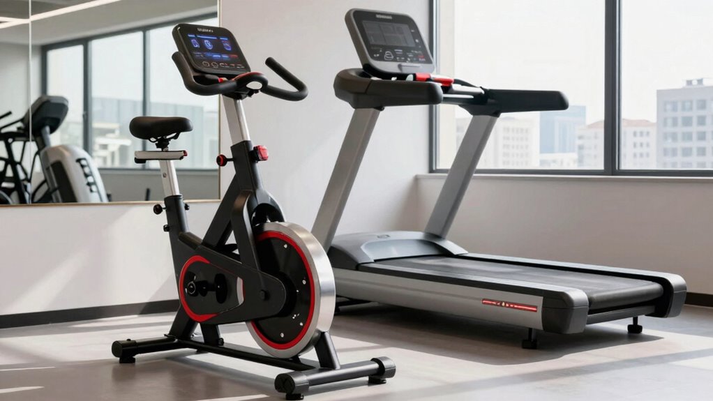 cardio comparison bike vs treadmill