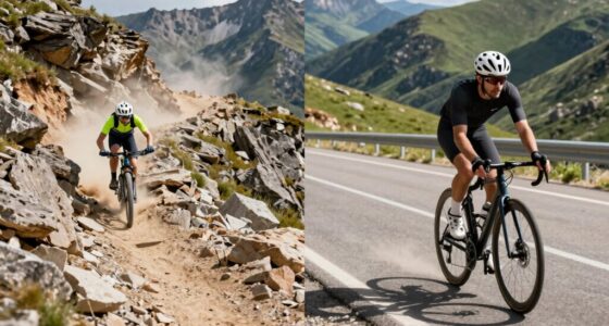 comparing cycling difficulties