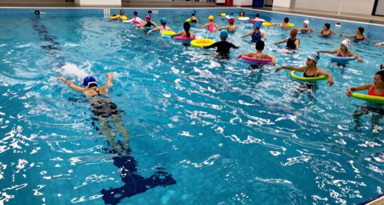 comparing swimming and water aerobics