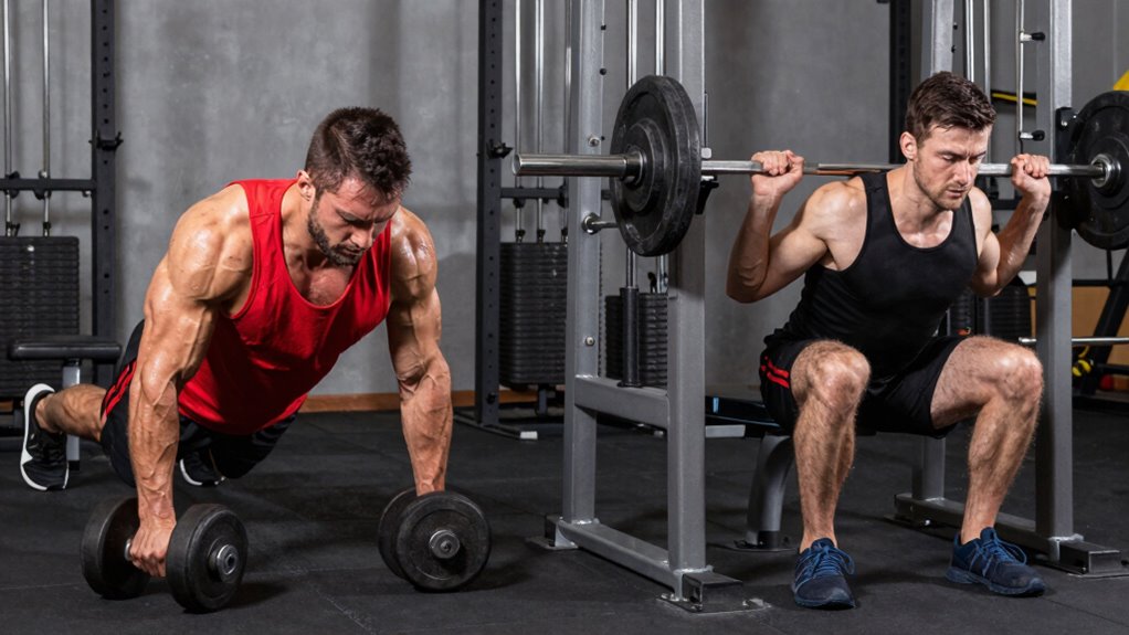 comparing workout set types