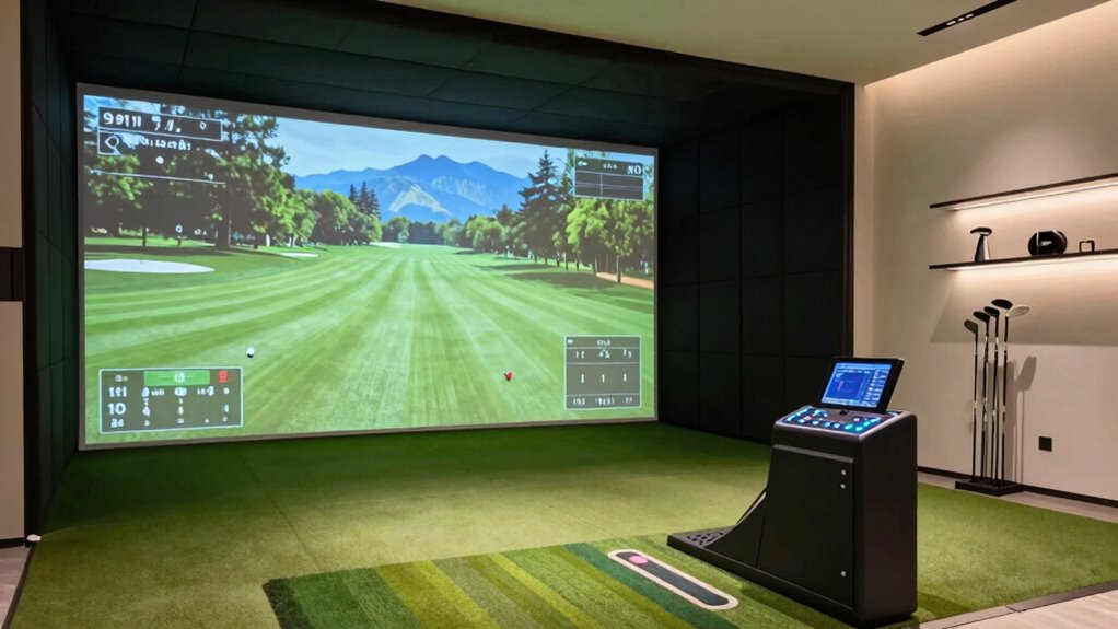 enhanced golf simulator features