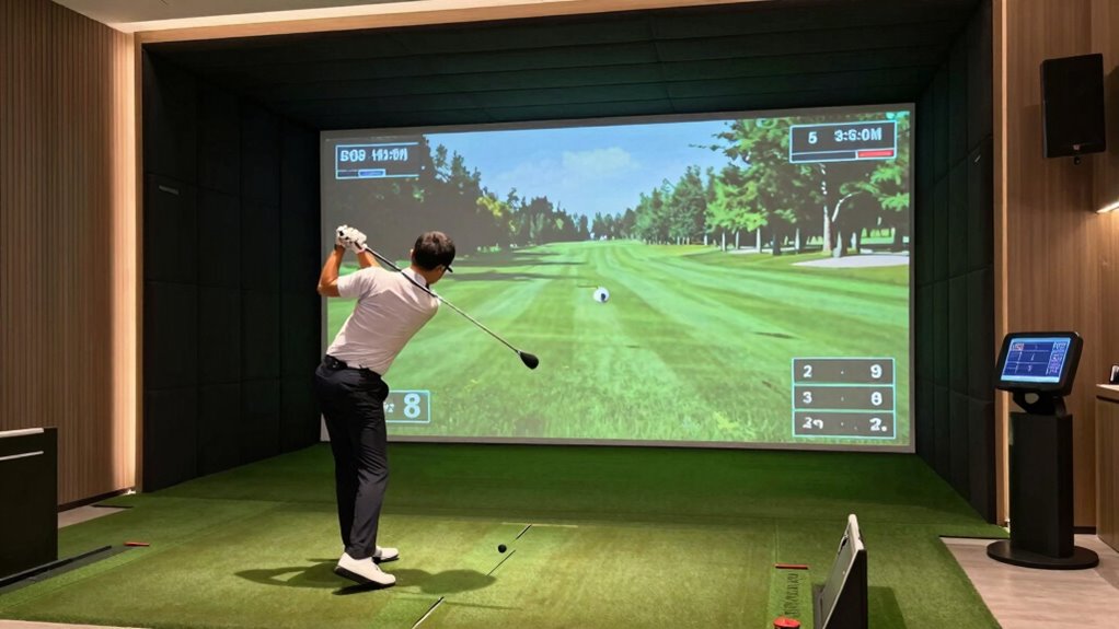 immersive data driven golf practice