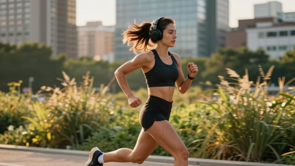 music improves running speed