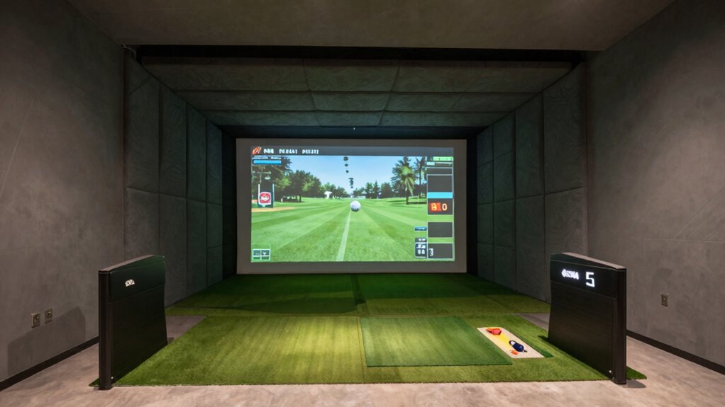 optimized low ceiling golf space