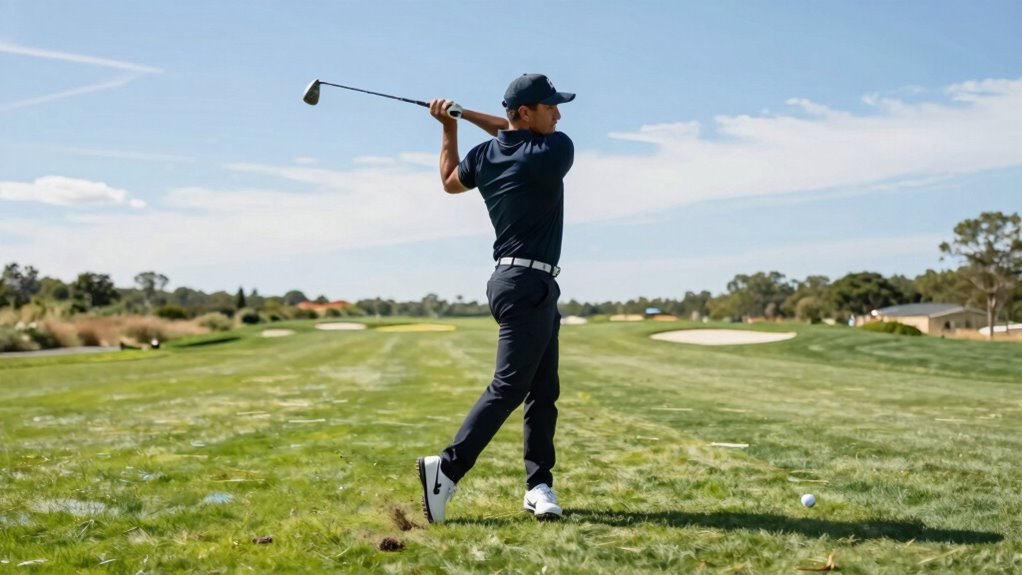 proper stance enhances driving distance
