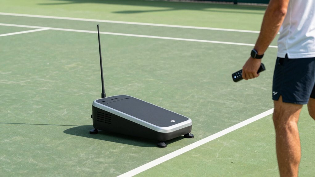 remote controlled tennis practice