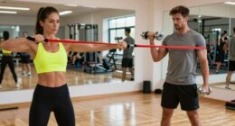 resistance bands versus free weights