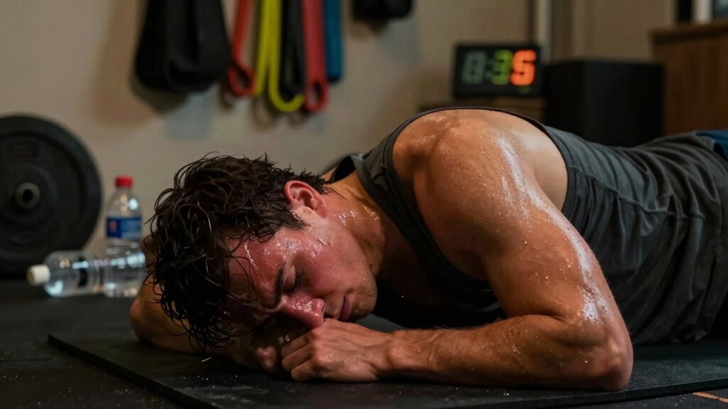 signs of workout exhaustion