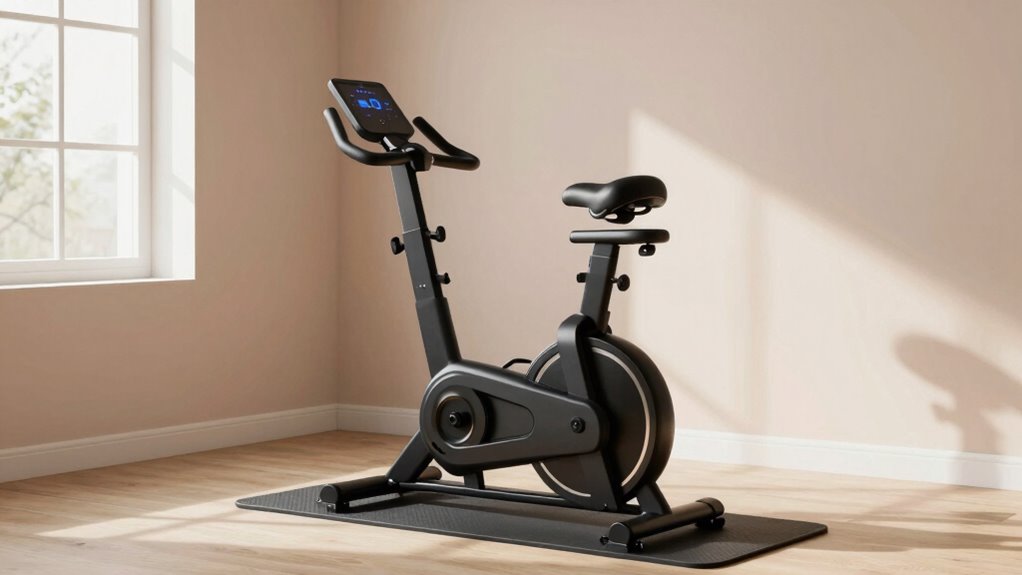 silent home workout bikes