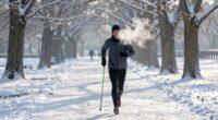 stay warm while running