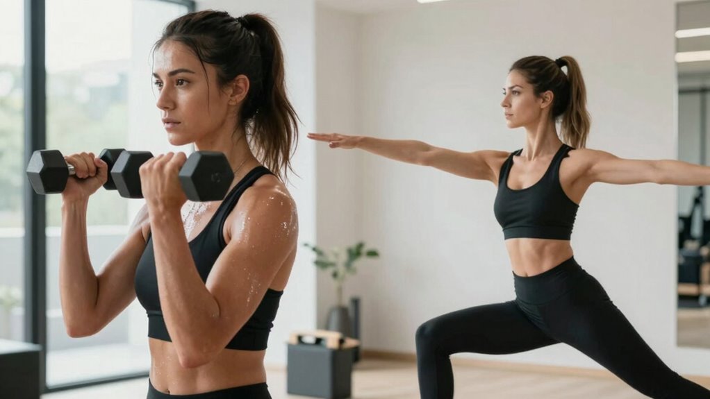 strength versus muscle toning